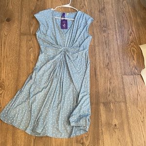NWT Seraphine maternity dress in polka dots